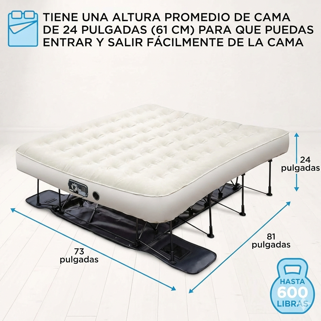 Colchón Portátil Auto Inflable