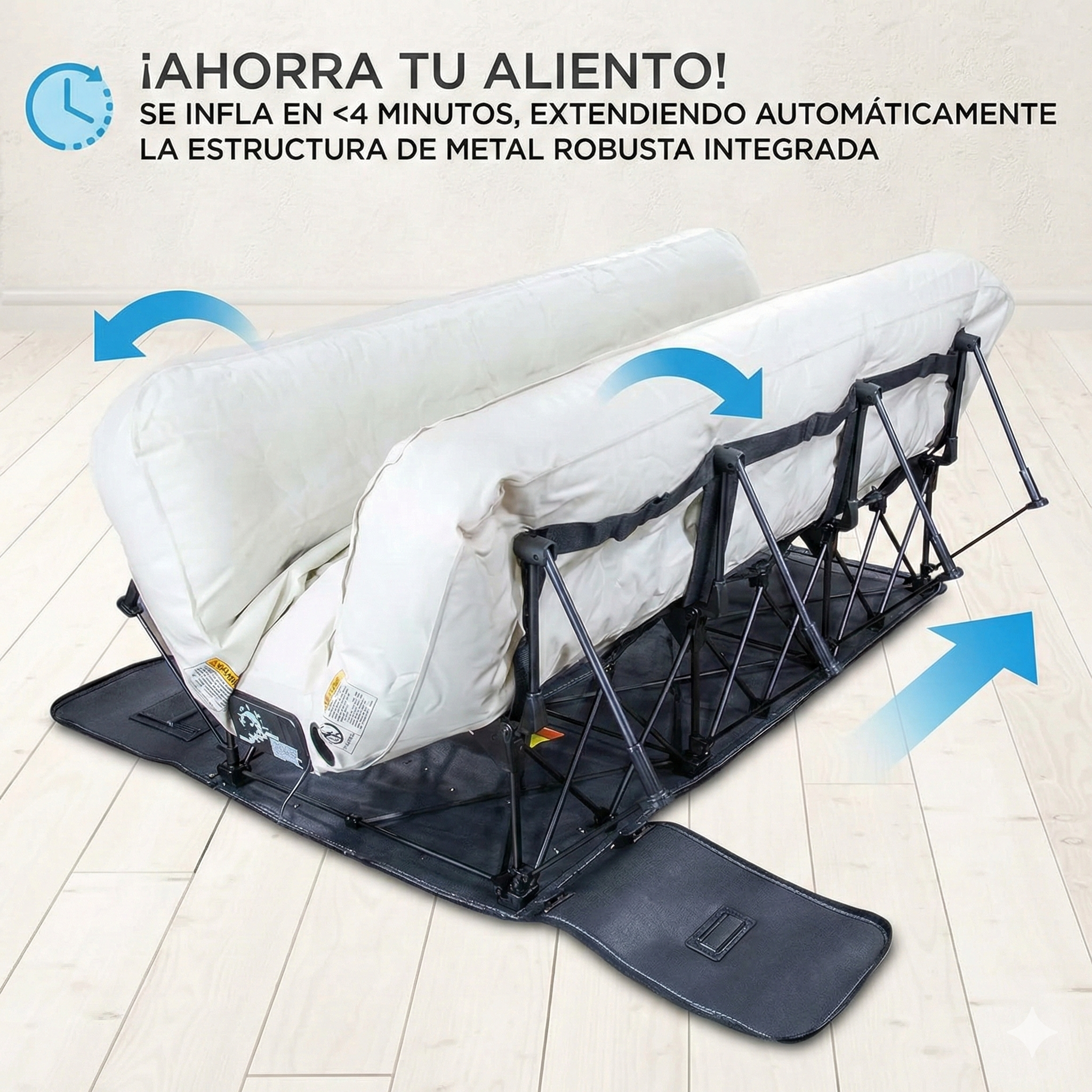 Colchón Portátil Auto Inflable
