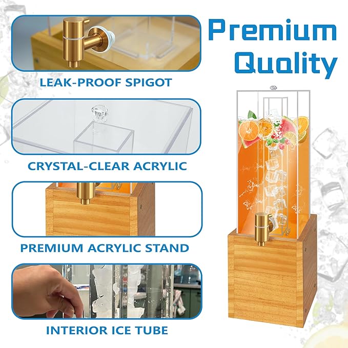 Dispensadora de Jugo de Vidrio