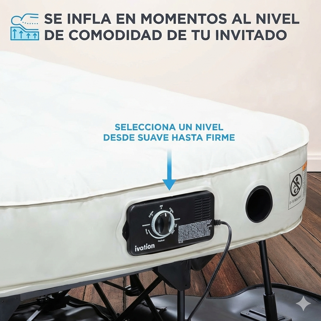 Colchón Portátil Auto Inflable