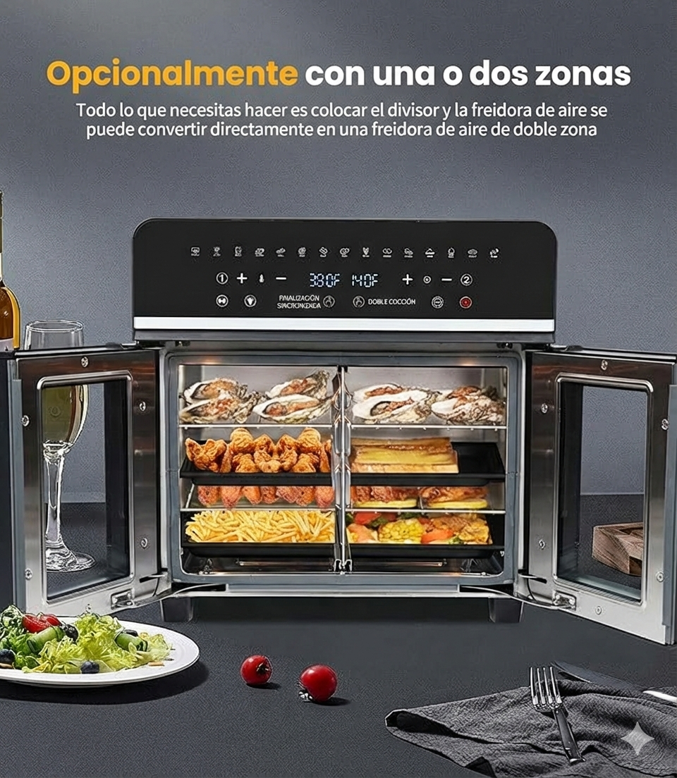Horno Freidora De Aire Dual COOK PRO